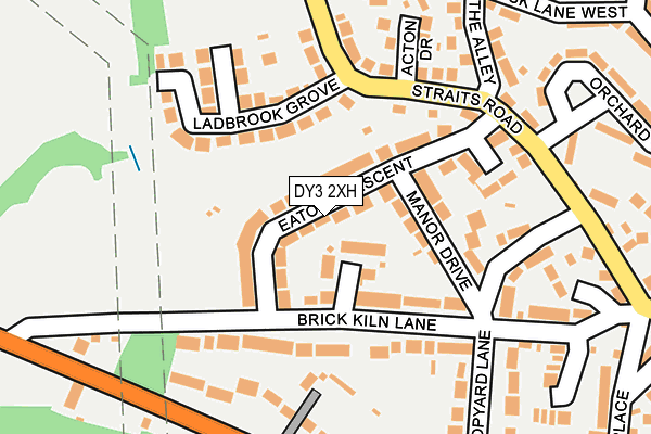 DY3 2XH map - OS OpenMap – Local (Ordnance Survey)