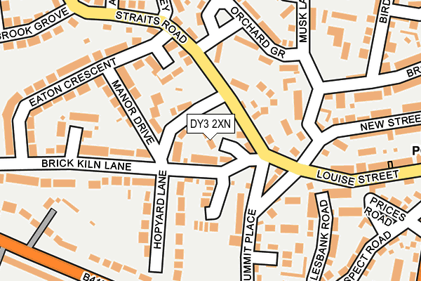 DY3 2XN map - OS OpenMap – Local (Ordnance Survey)