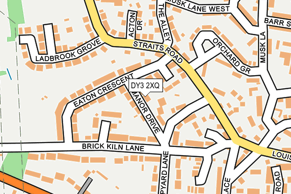 DY3 2XQ map - OS OpenMap – Local (Ordnance Survey)