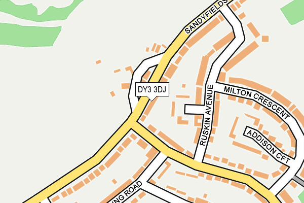 DY3 3DJ map - OS OpenMap – Local (Ordnance Survey)