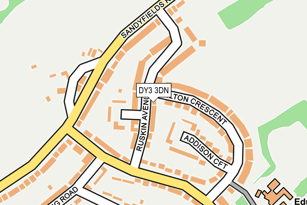 DY3 3DN map - OS OpenMap – Local (Ordnance Survey)