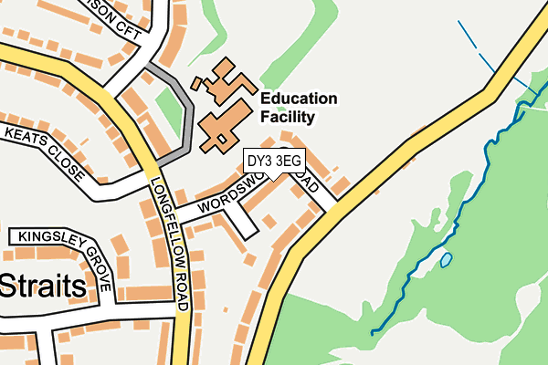 DY3 3EG map - OS OpenMap – Local (Ordnance Survey)
