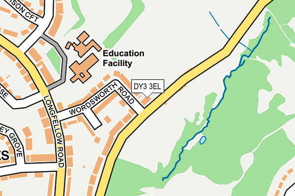 DY3 3EL map - OS OpenMap – Local (Ordnance Survey)