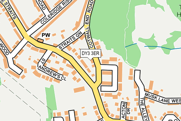 DY3 3ER map - OS OpenMap – Local (Ordnance Survey)