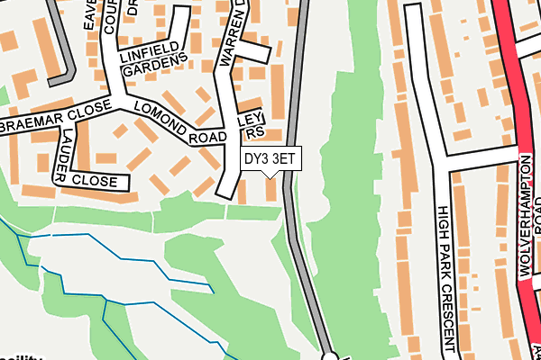 DY3 3ET map - OS OpenMap – Local (Ordnance Survey)