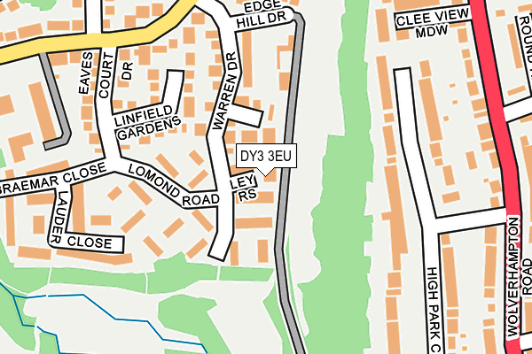 DY3 3EU map - OS OpenMap – Local (Ordnance Survey)