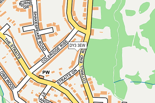 DY3 3EW map - OS OpenMap – Local (Ordnance Survey)