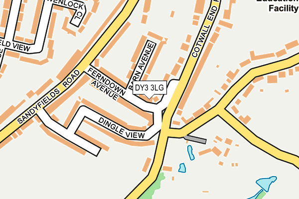 DY3 3LG map - OS OpenMap – Local (Ordnance Survey)