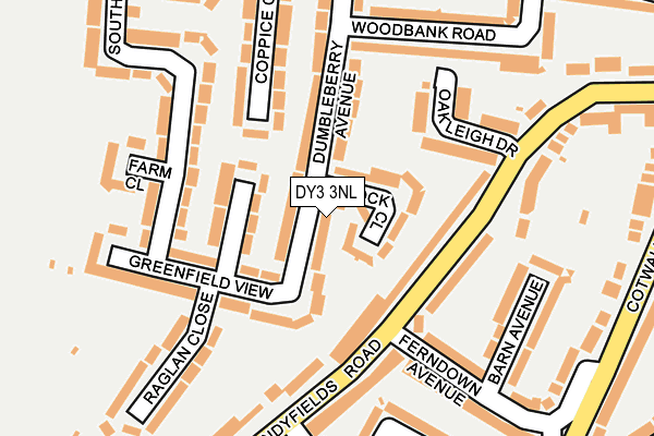 DY3 3NL map - OS OpenMap – Local (Ordnance Survey)