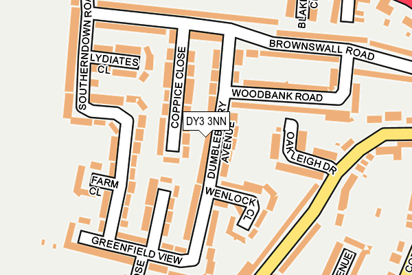 DY3 3NN map - OS OpenMap – Local (Ordnance Survey)