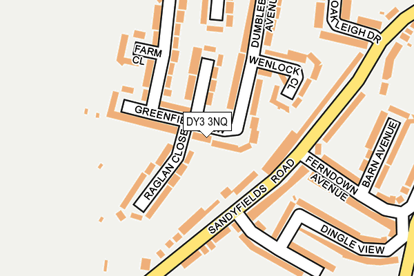 DY3 3NQ map - OS OpenMap – Local (Ordnance Survey)
