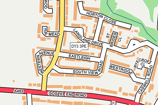 DY3 3PE map - OS OpenMap – Local (Ordnance Survey)