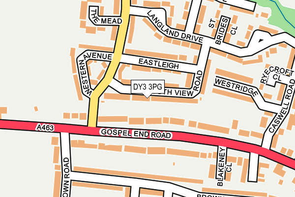 DY3 3PG map - OS OpenMap – Local (Ordnance Survey)