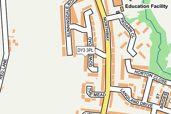 DY3 3PL map - OS OpenMap – Local (Ordnance Survey)