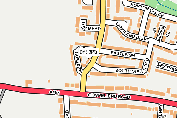 DY3 3PQ map - OS OpenMap – Local (Ordnance Survey)