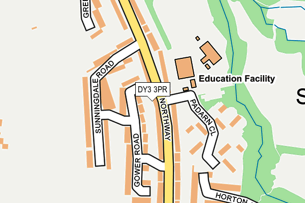 DY3 3PR map - OS OpenMap – Local (Ordnance Survey)
