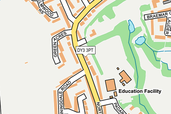 DY3 3PT map - OS OpenMap – Local (Ordnance Survey)