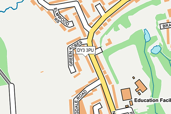 DY3 3PU map - OS OpenMap – Local (Ordnance Survey)