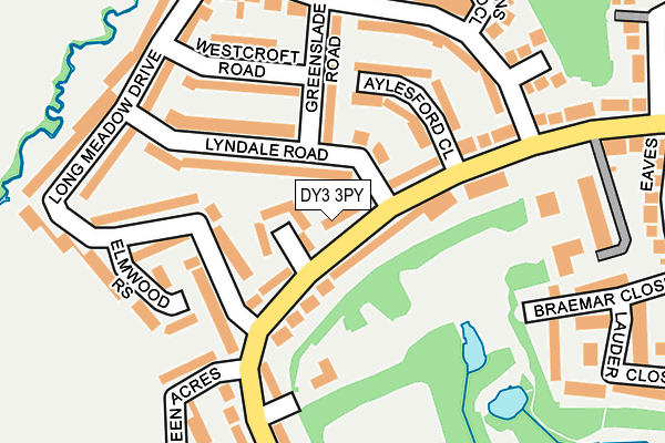 DY3 3PY map - OS OpenMap – Local (Ordnance Survey)