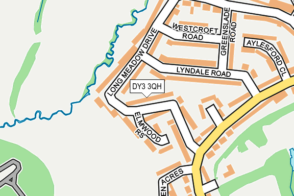DY3 3QH map - OS OpenMap – Local (Ordnance Survey)