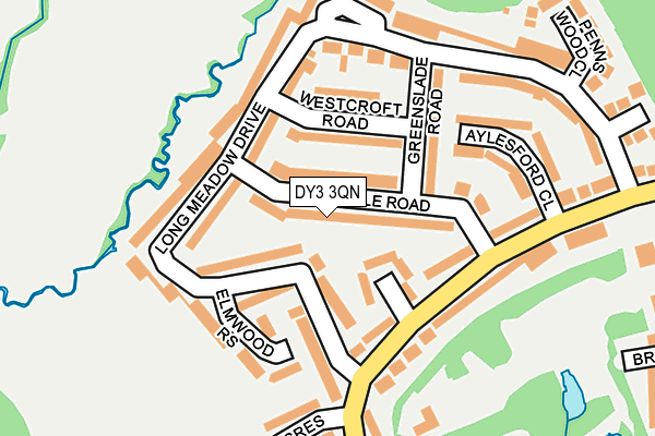 DY3 3QN map - OS OpenMap – Local (Ordnance Survey)