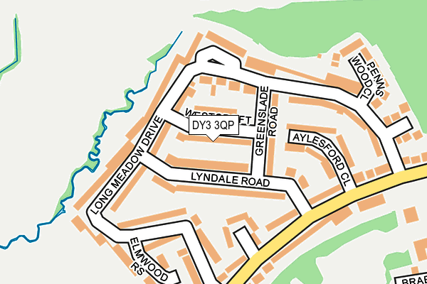 DY3 3QP map - OS OpenMap – Local (Ordnance Survey)