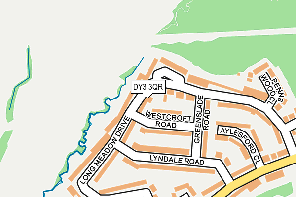 DY3 3QR map - OS OpenMap – Local (Ordnance Survey)
