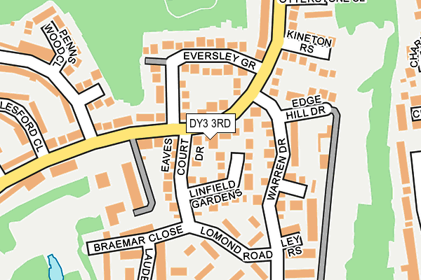 DY3 3RD map - OS OpenMap – Local (Ordnance Survey)
