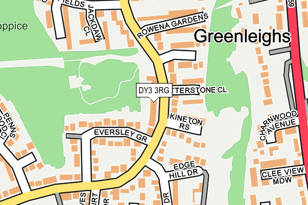 DY3 3RG map - OS OpenMap – Local (Ordnance Survey)