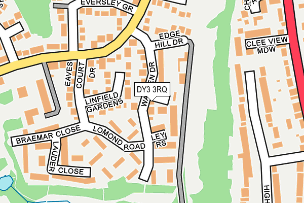 DY3 3RQ map - OS OpenMap – Local (Ordnance Survey)