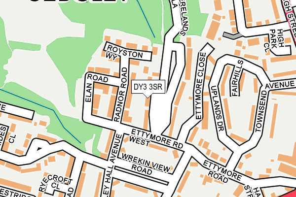DY3 3SR map - OS OpenMap – Local (Ordnance Survey)