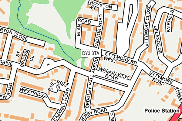 DY3 3TA map - OS OpenMap – Local (Ordnance Survey)