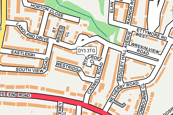 DY3 3TG map - OS OpenMap – Local (Ordnance Survey)