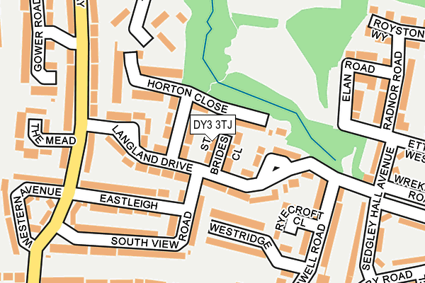 DY3 3TJ map - OS OpenMap – Local (Ordnance Survey)