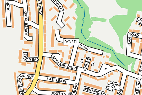 DY3 3TL map - OS OpenMap – Local (Ordnance Survey)