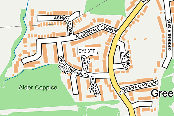 DY3 3TT map - OS OpenMap – Local (Ordnance Survey)