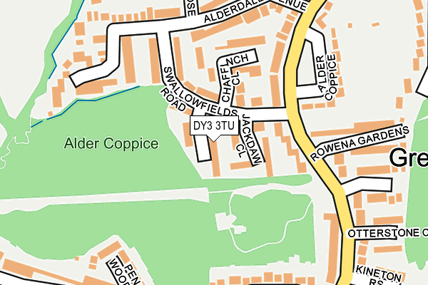 DY3 3TU map - OS OpenMap – Local (Ordnance Survey)