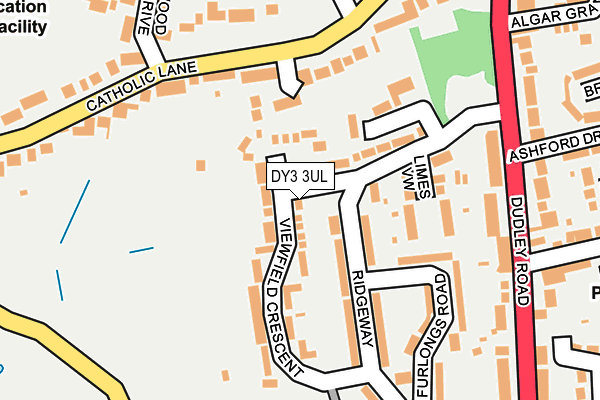 DY3 3UL map - OS OpenMap – Local (Ordnance Survey)
