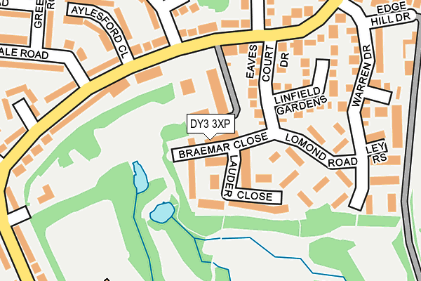 DY3 3XP map - OS OpenMap – Local (Ordnance Survey)