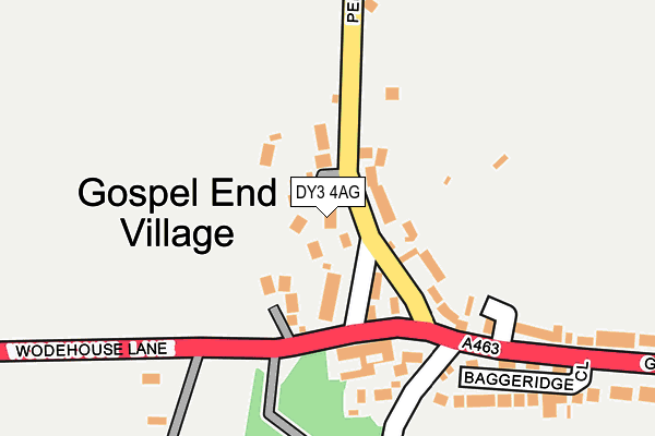DY3 4AG map - OS OpenMap – Local (Ordnance Survey)