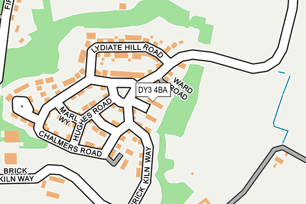 DY3 4BA map - OS OpenMap – Local (Ordnance Survey)