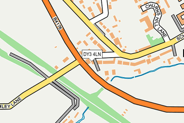 DY3 4LN map - OS OpenMap – Local (Ordnance Survey)