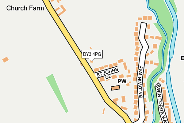 DY3 4PG map - OS OpenMap – Local (Ordnance Survey)