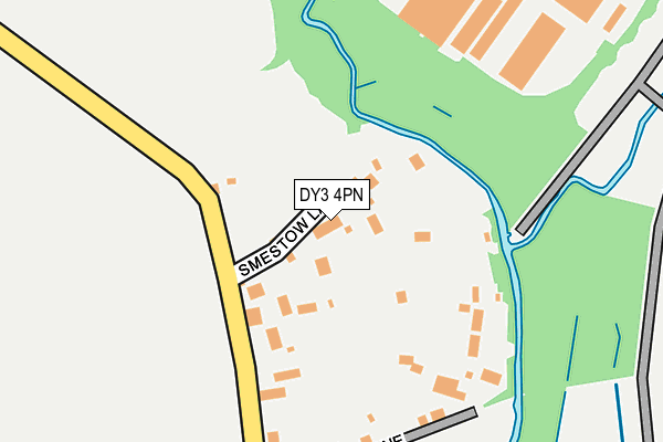 DY3 4PN map - OS OpenMap – Local (Ordnance Survey)
