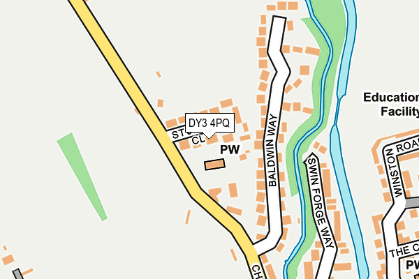 DY3 4PQ map - OS OpenMap – Local (Ordnance Survey)