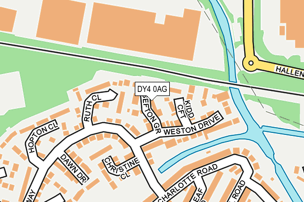 DY4 0AG map - OS OpenMap – Local (Ordnance Survey)