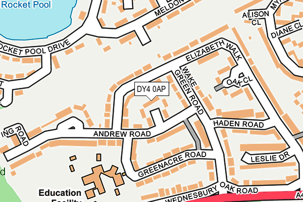 DY4 0AP map - OS OpenMap – Local (Ordnance Survey)