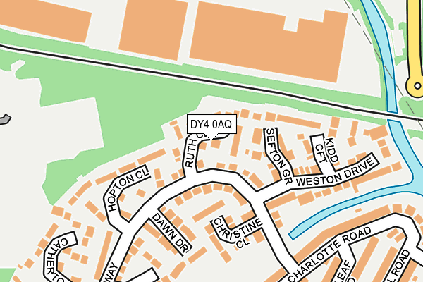 DY4 0AQ map - OS OpenMap – Local (Ordnance Survey)