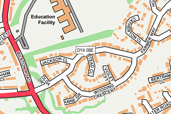 Map of GREENLAWNS FREEHOLD LTD at local scale