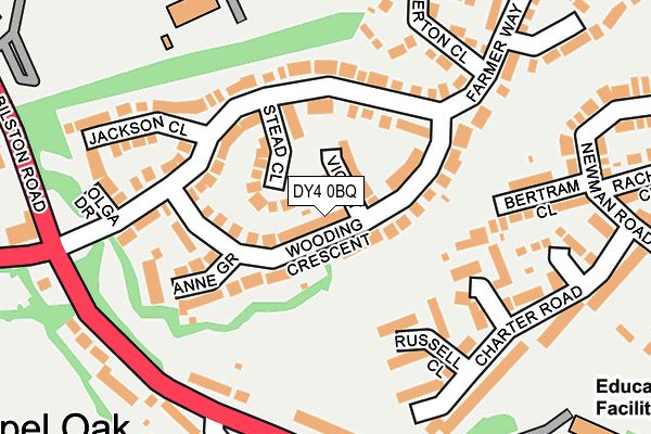 DY4 0BQ map - OS OpenMap – Local (Ordnance Survey)